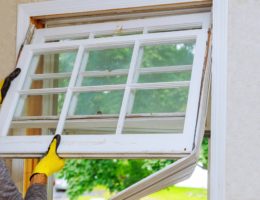 renovation work in an old house and replacing windows, building energy efficiency