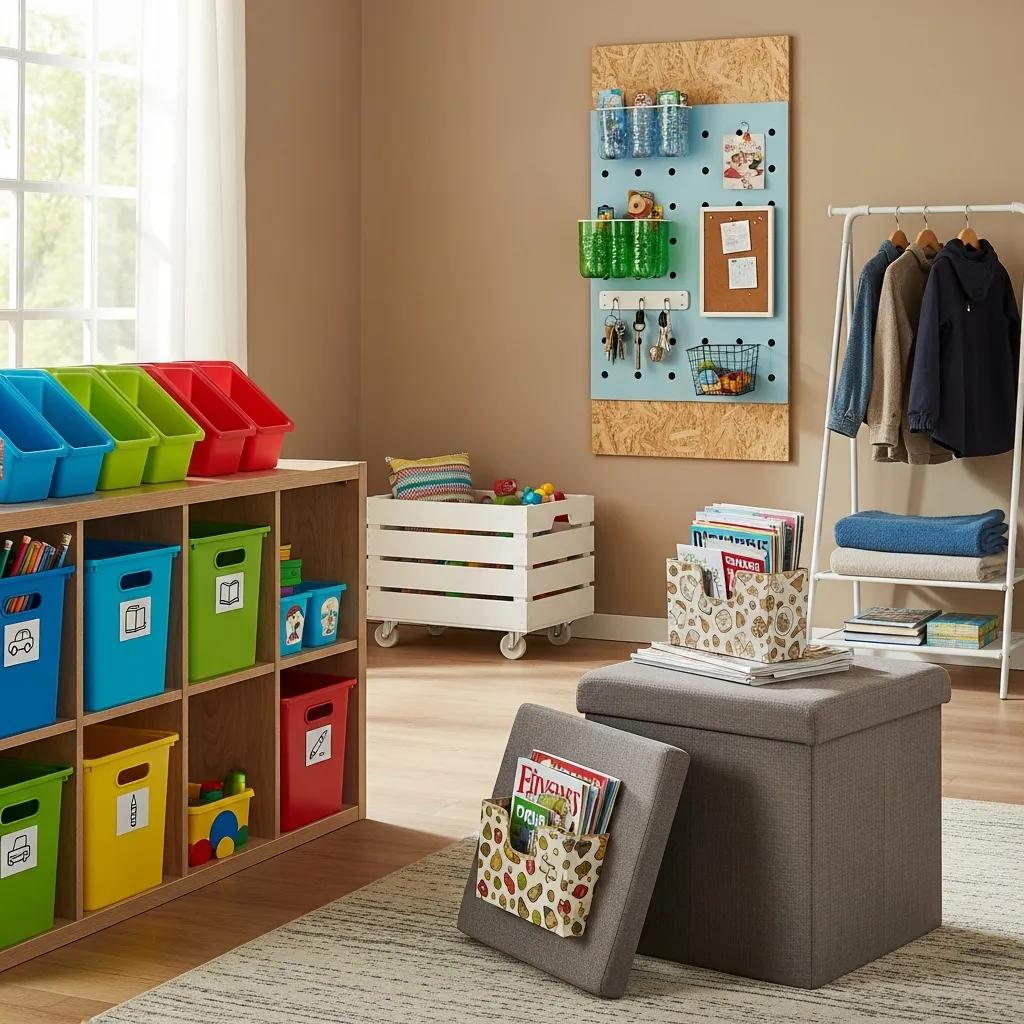 Variety of affordable storage products for home organization